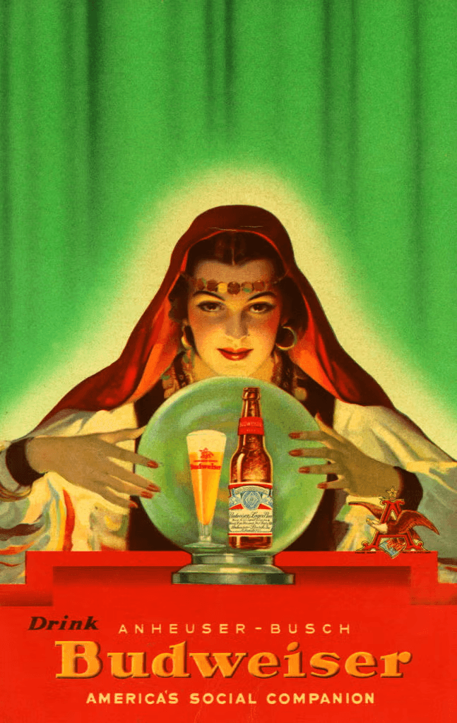 Budweiser "America's Social Companion" — 1937 beverage print advertisement