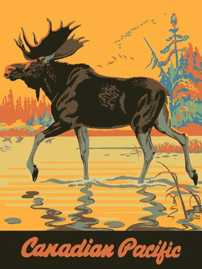 Canadian Pacific "Visit Canada" — 1938 travel print advertisement